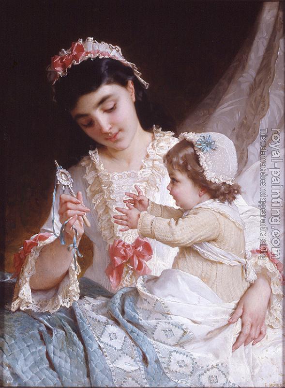 Emile Munier : distracting the baby
